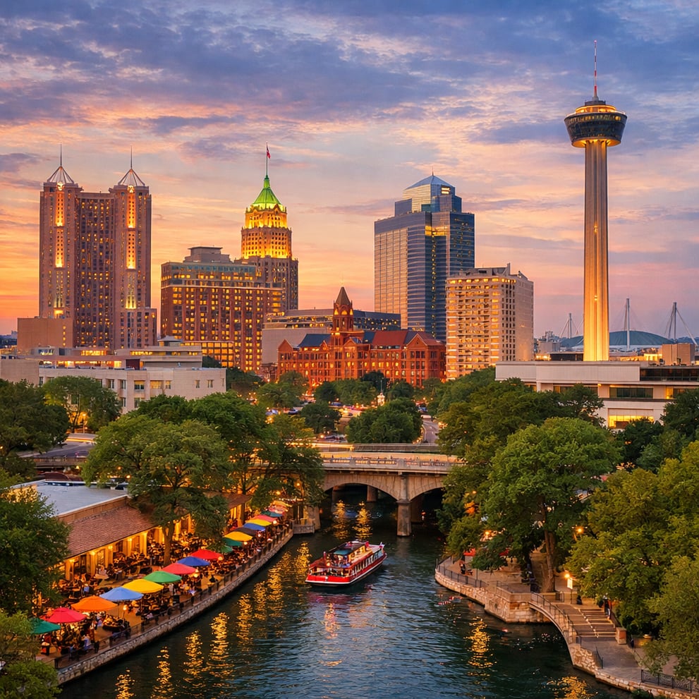 SAN ANTONIO · TEXAS · USA 개최지 풍경